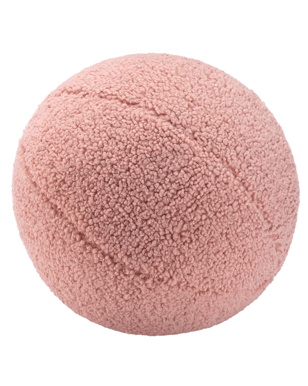 coussin balle bouclé