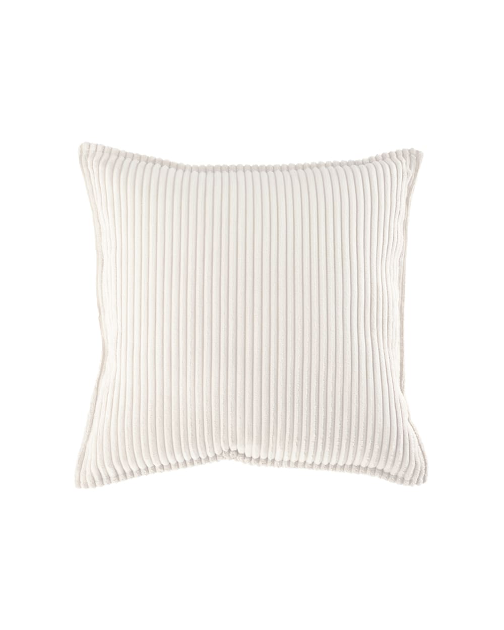 Wigiwama Blockkissen aus Breitcord 45 x 45 x 16 cm, Marshmallow WEISS Öko-Tex Zertifikat PES - POLYESTER Kinder