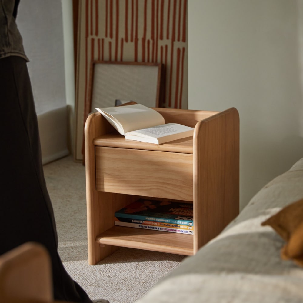 Nachttisch aus massivem Kiefernholz - Maisons Du Monde
