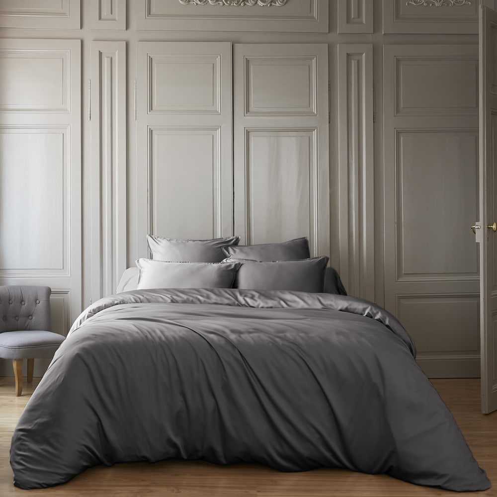 Housse de couette bambou - granit