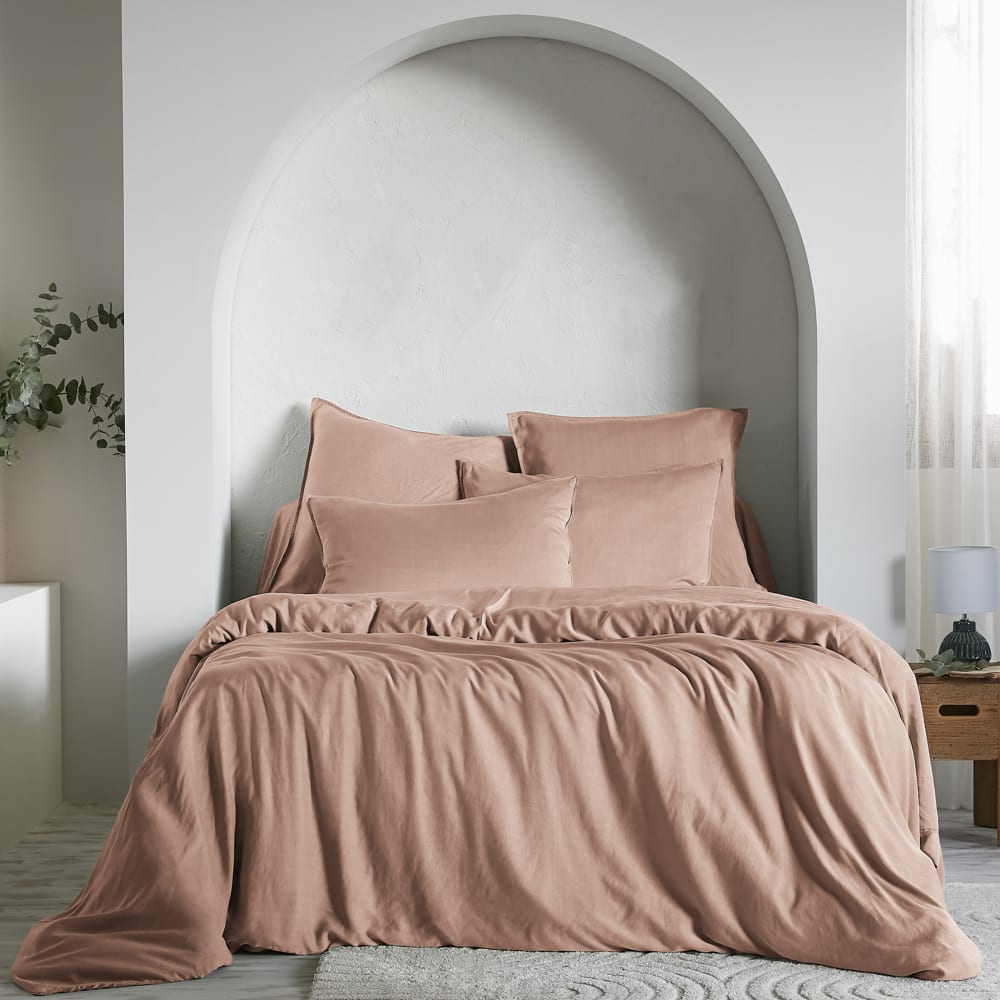 Housse de couette lyocell - uni