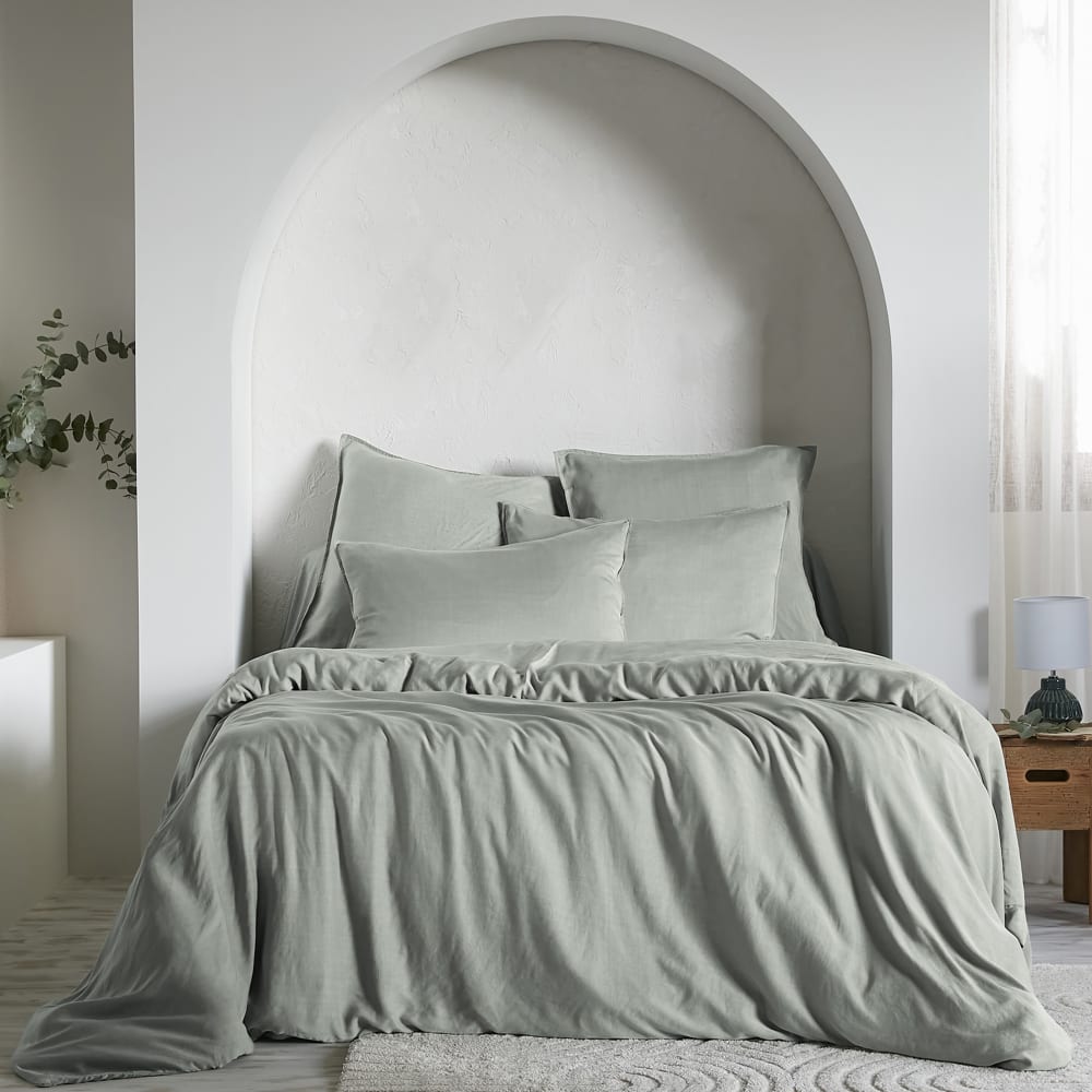 Housse de couette lyocell - uni