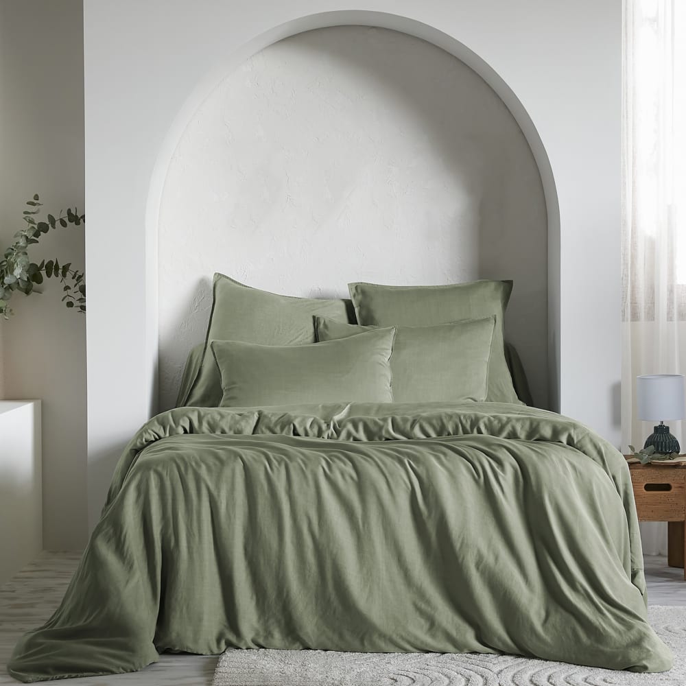 Housse de couette lyocell - uni