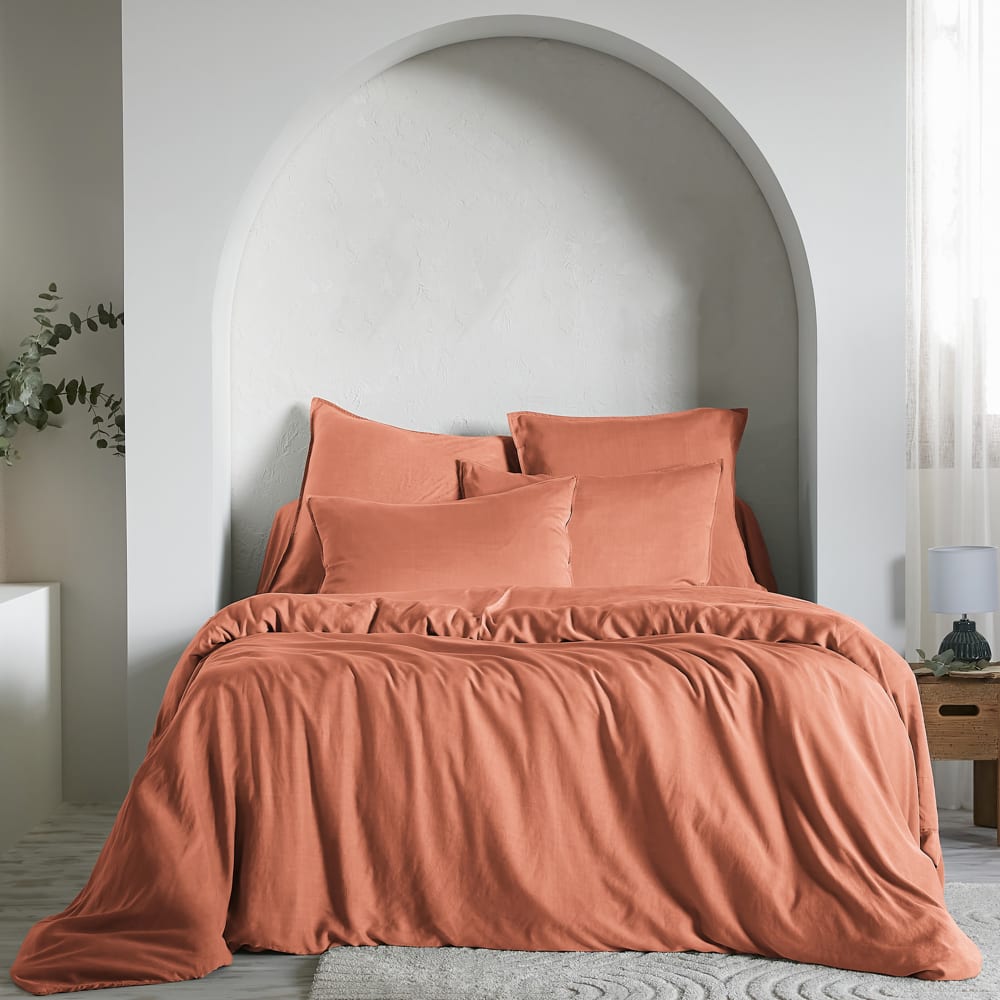 Housse de couette lyocell - uni