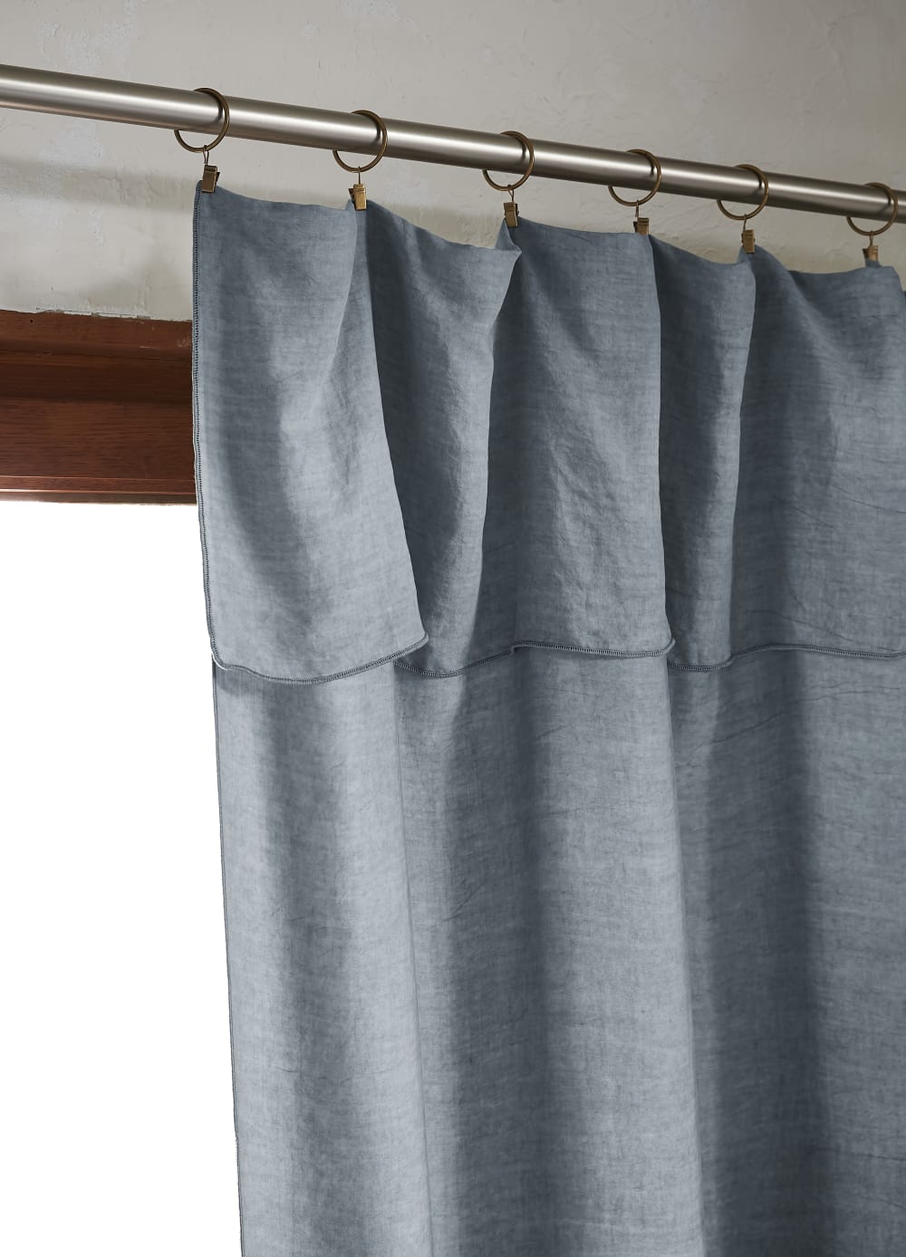 Rideau ajustable lyocell uni 140x270 cm — vue 3