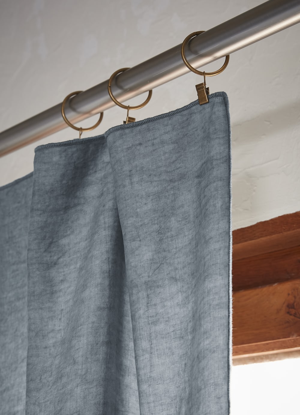 Rideau ajustable lyocell uni 140x270 cm — vue 4