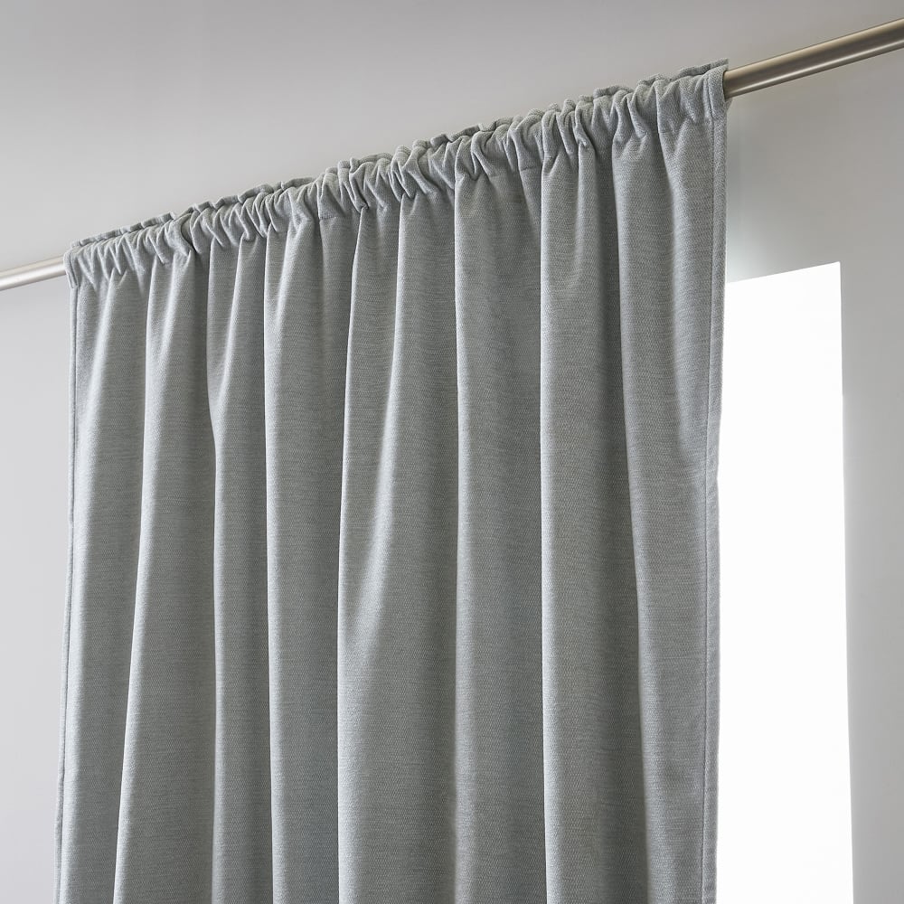 Rideau galon fronceur - eucalyptus