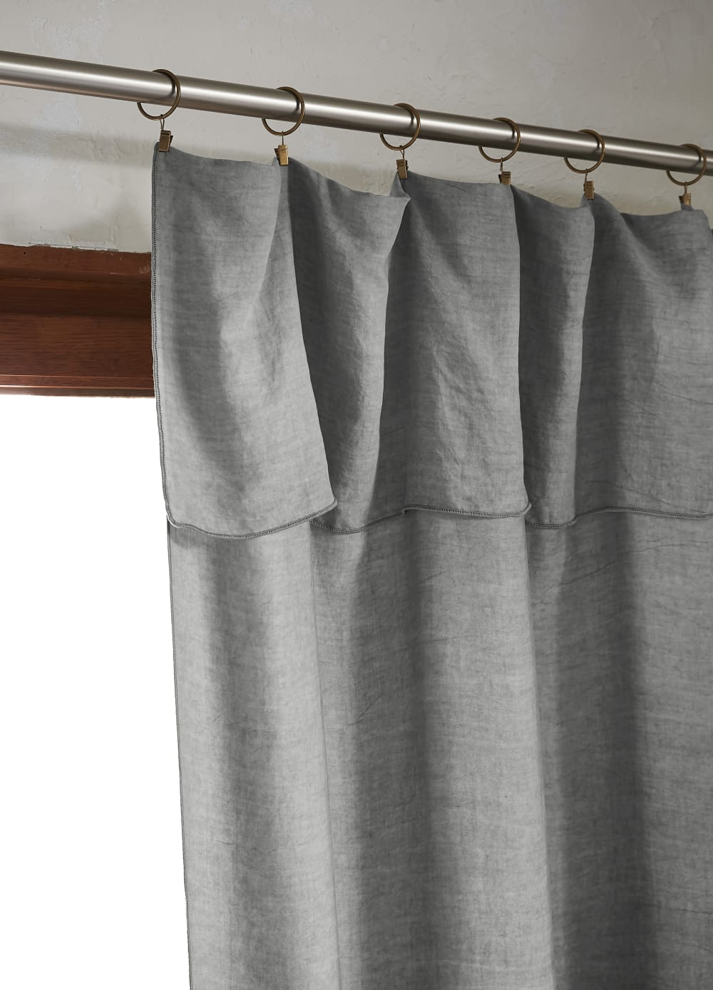 Rideau ajustable lyocell uni 140x270 cm — vue 3