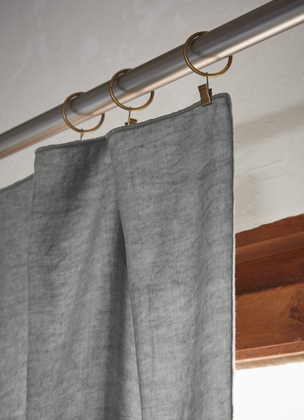 Rideau ajustable lyocell uni 140x270 cm — vue 4
