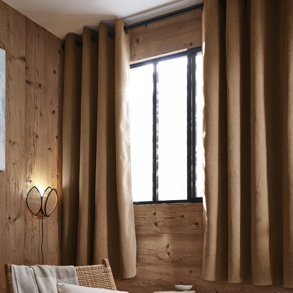 Rideau occultant polaire - camel