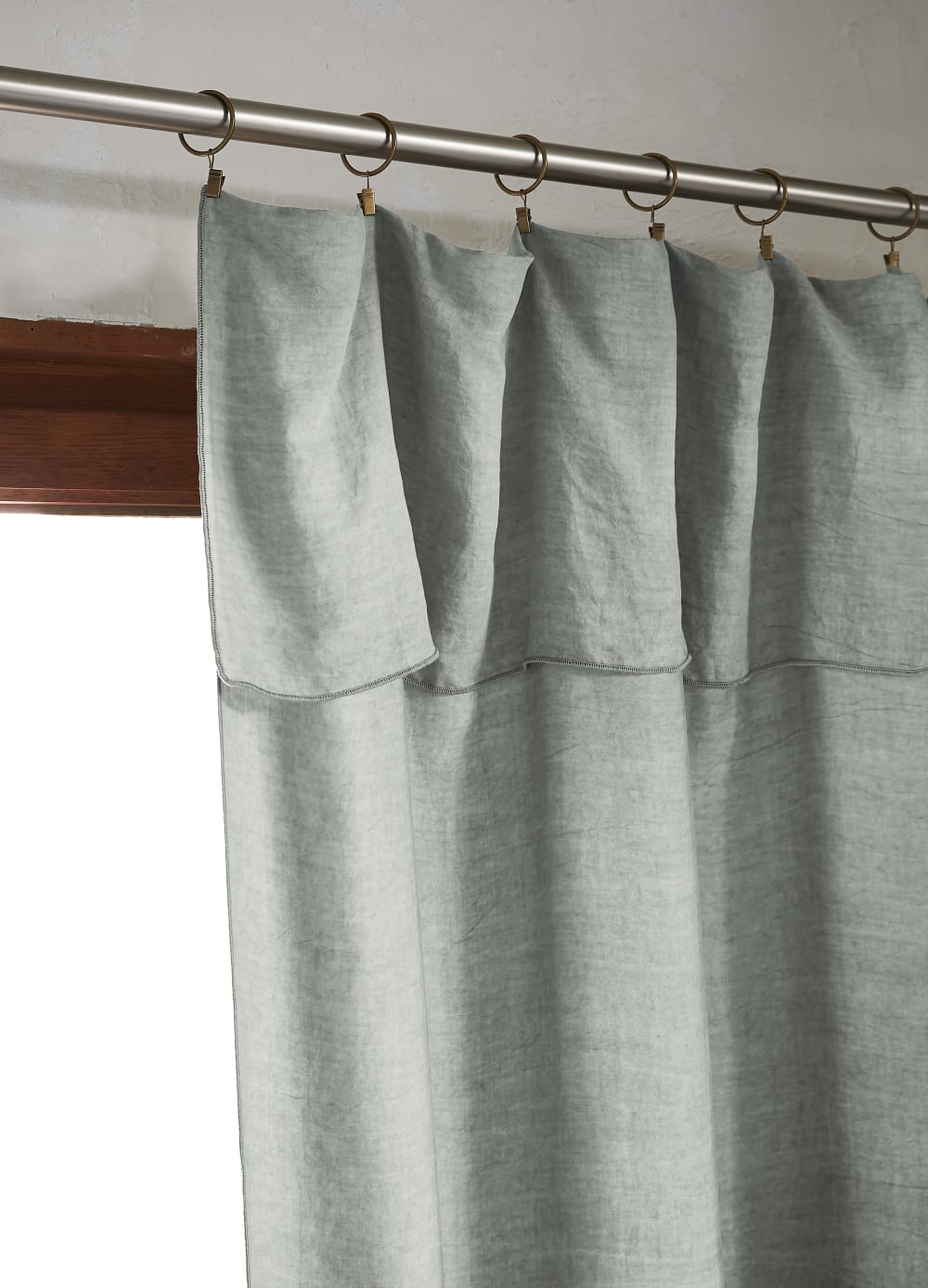 Rideau ajustable lyocell uni 140x270 cm — vue 3