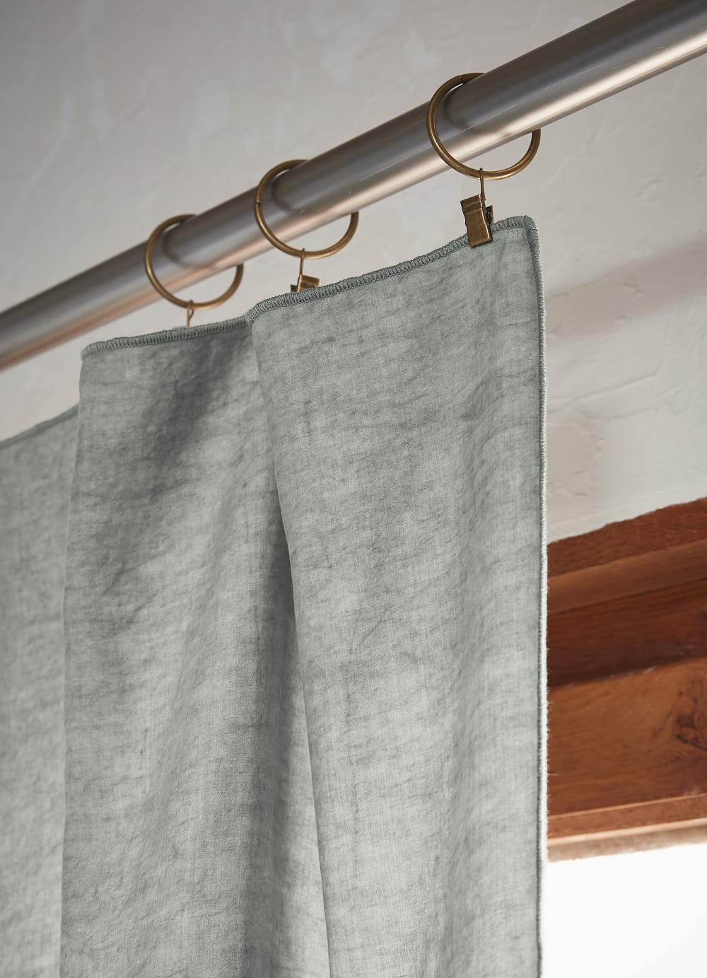 Rideau ajustable lyocell uni 140x270 cm — vue 4