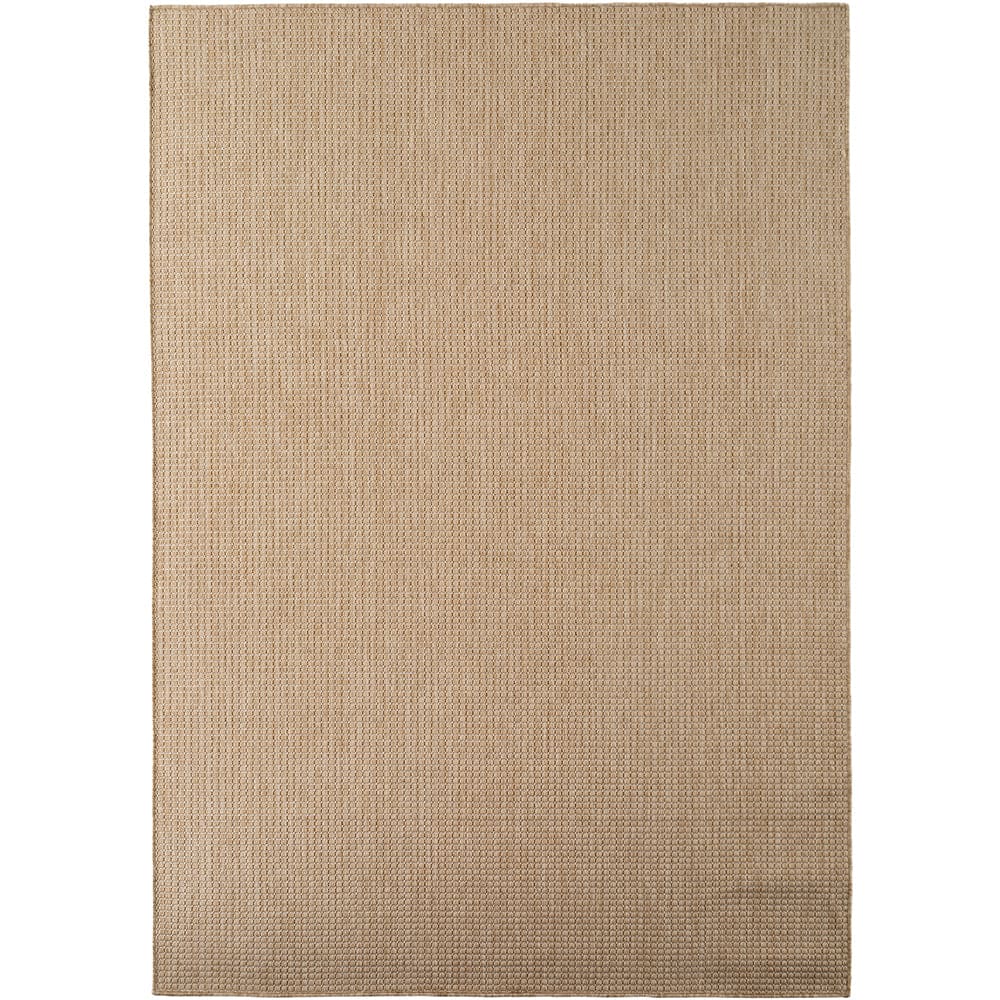 Tapis aspect jute noués beige 60x100cm