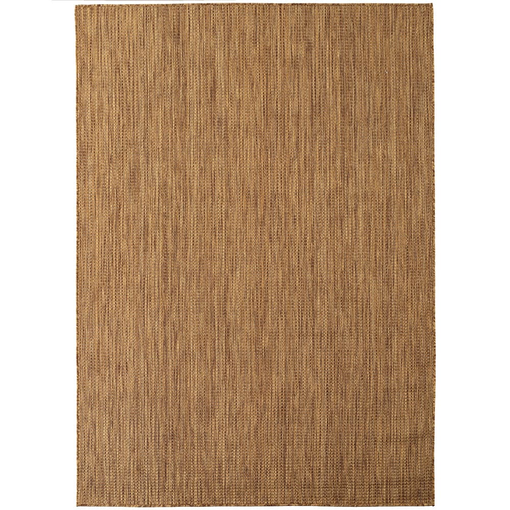 Tapis aspect jute noués marron 80x150cm