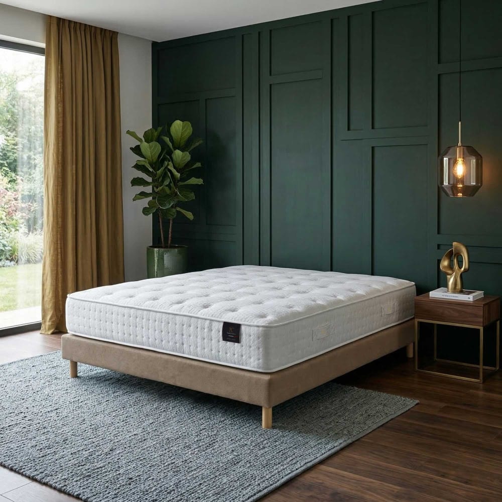 Matelas hybride ensachés selene 2 accueil latex h26 sommier taupe Matelas hybride ensachés selene 2 accueil latex h26 sommier taupe