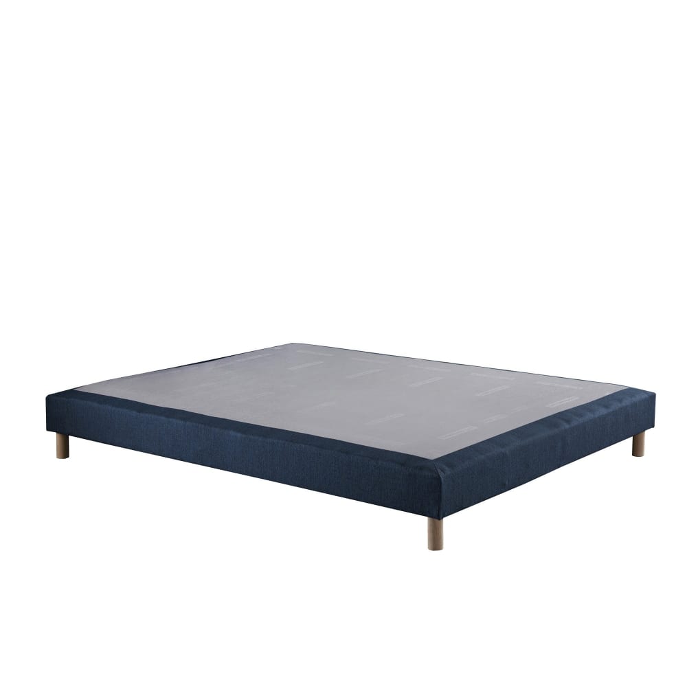 Sommier tapissier bleu - 140