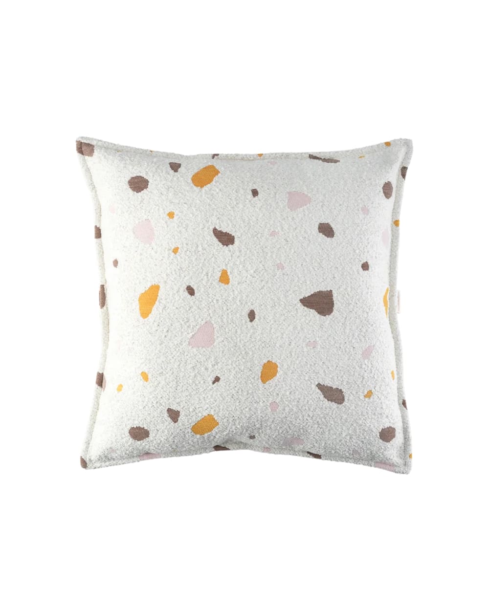 Coussin bloc bouclé - marbre