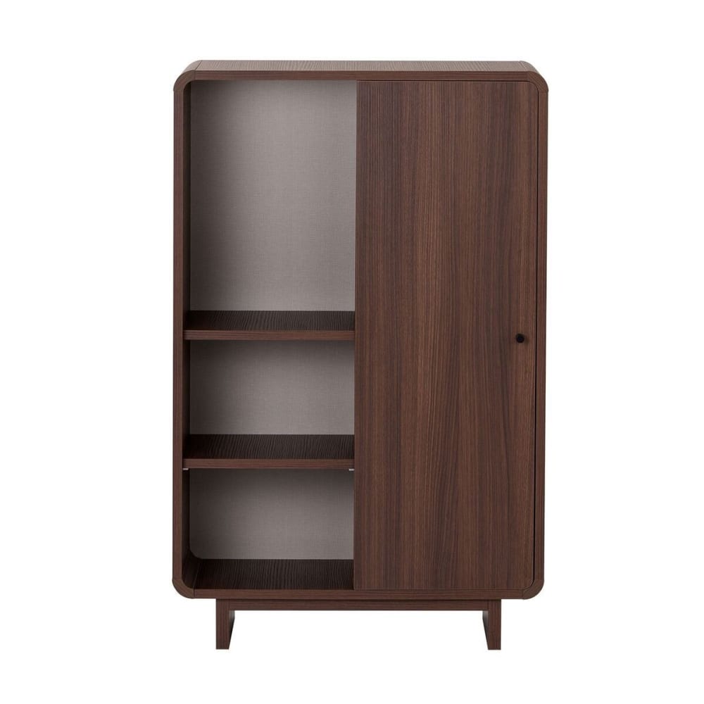 Buffet haut 1 portes, - noyer