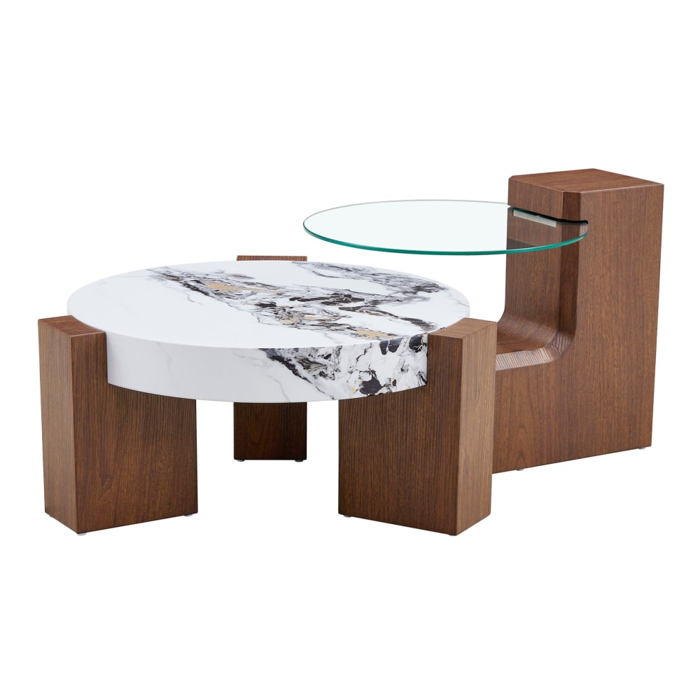 set de tables basses - blanc