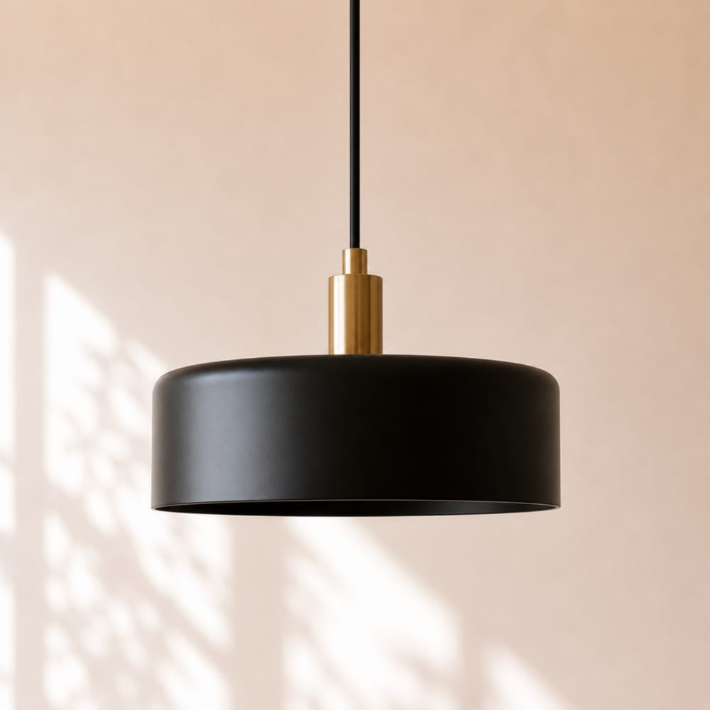 Suspension en métal noir d35 cm — vue 3