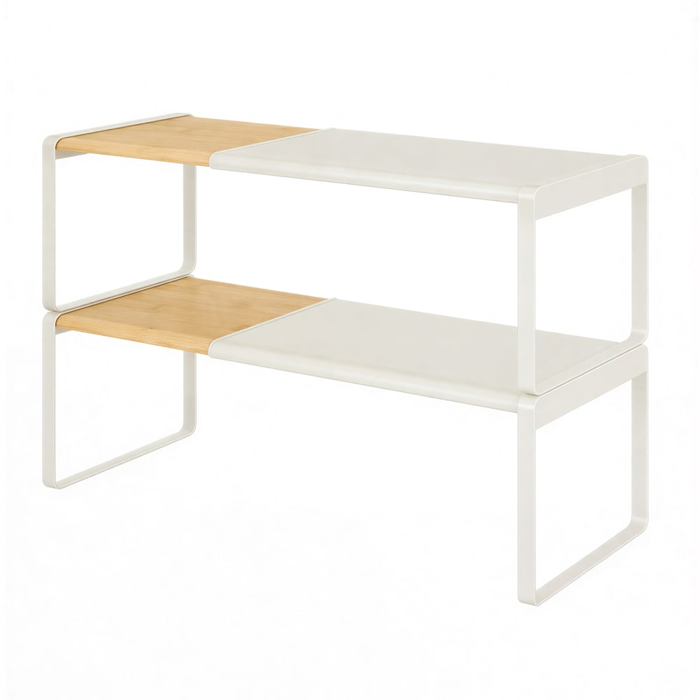 Organisateurs tiroirs et placards lot de 2 extensible beige et blanc