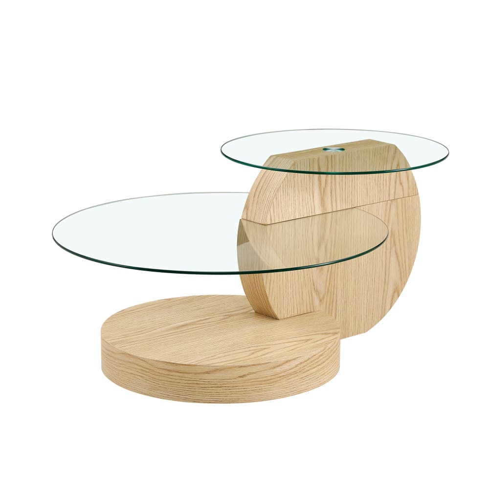 table basse en verre - plateaux