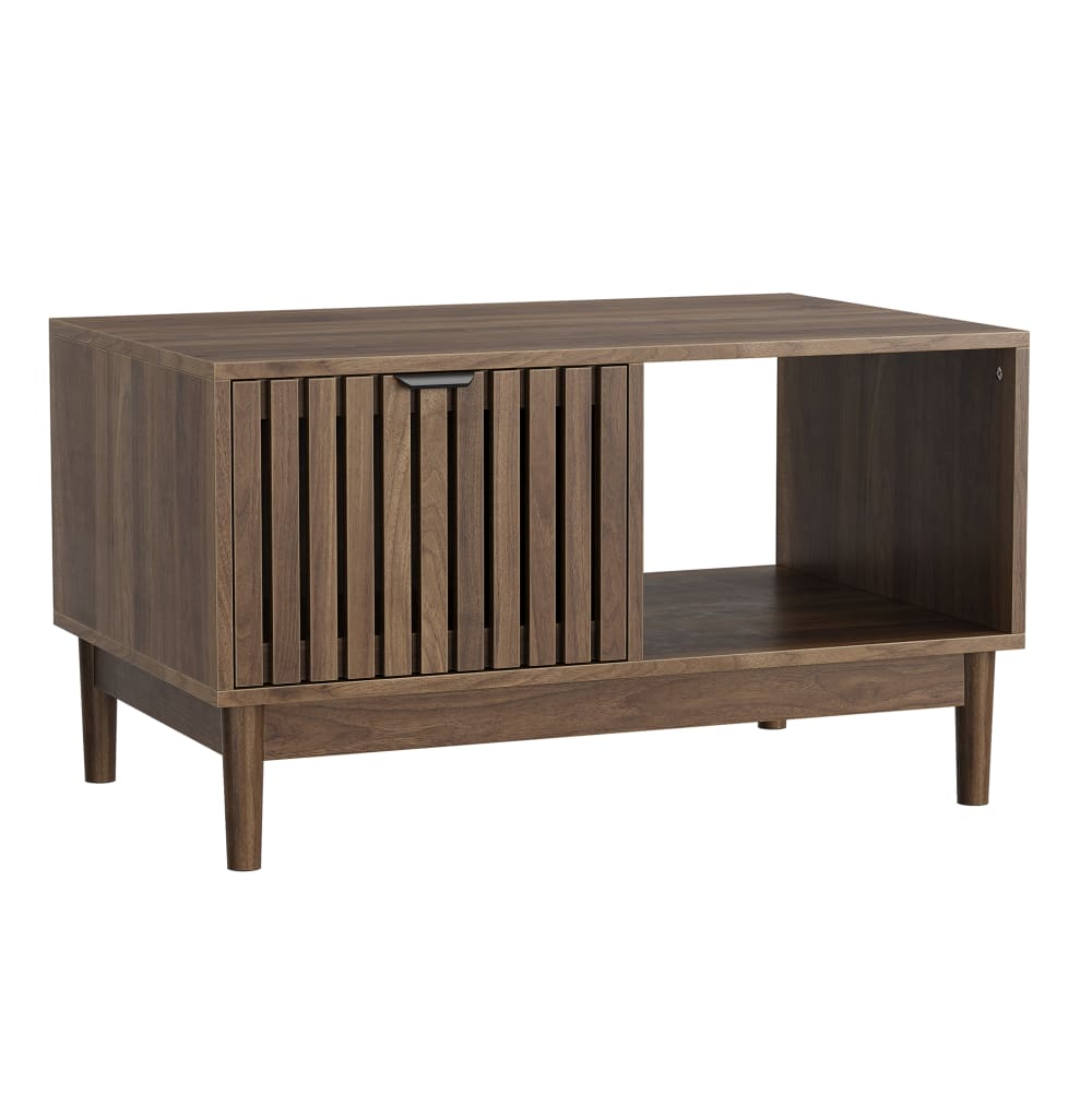 Table basse marron avec