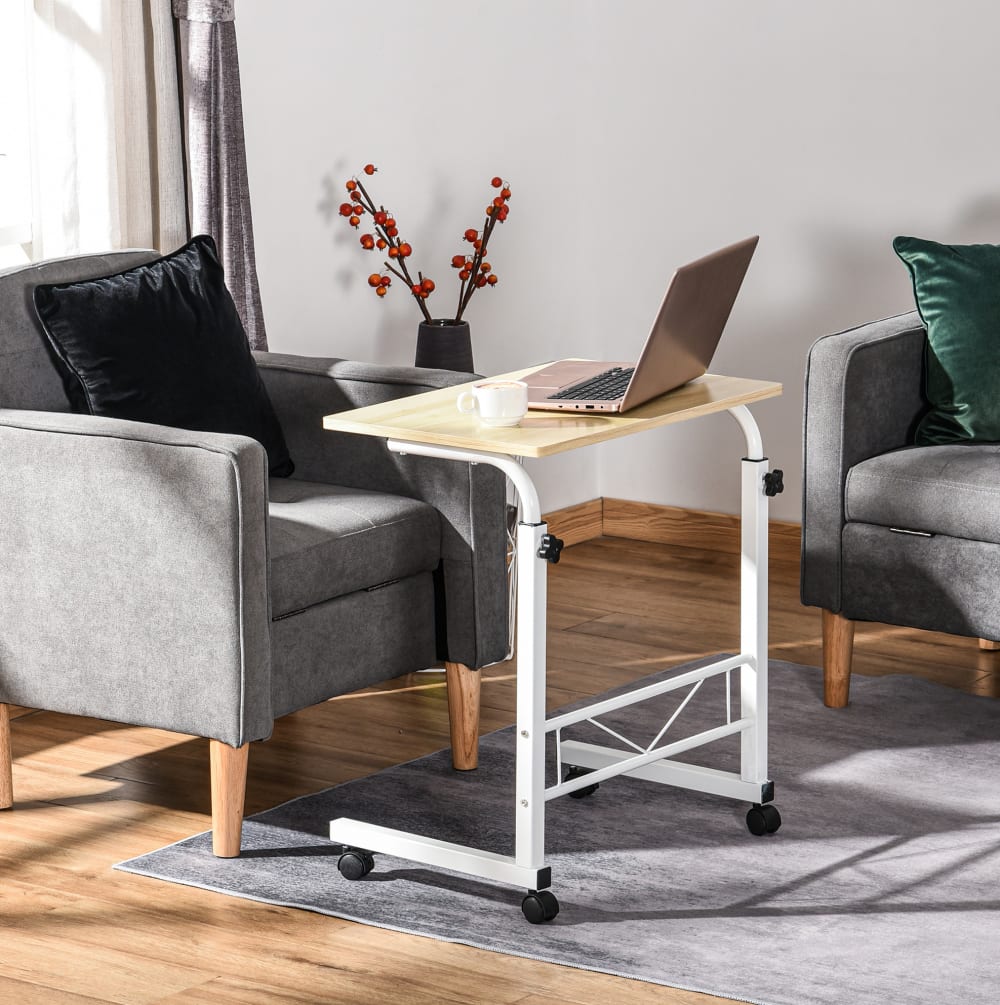 Beistelltisch aus Stahl höhenverstellbar 60x40x68-78 cm,
