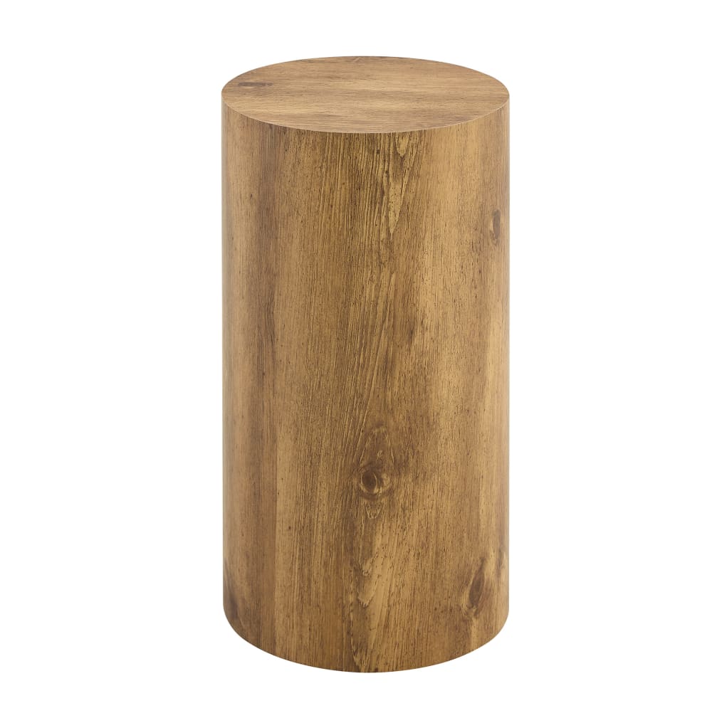 OKWISH Beistelltisch aus MDF in Holzoptik 30x55 cm, braun - Holz