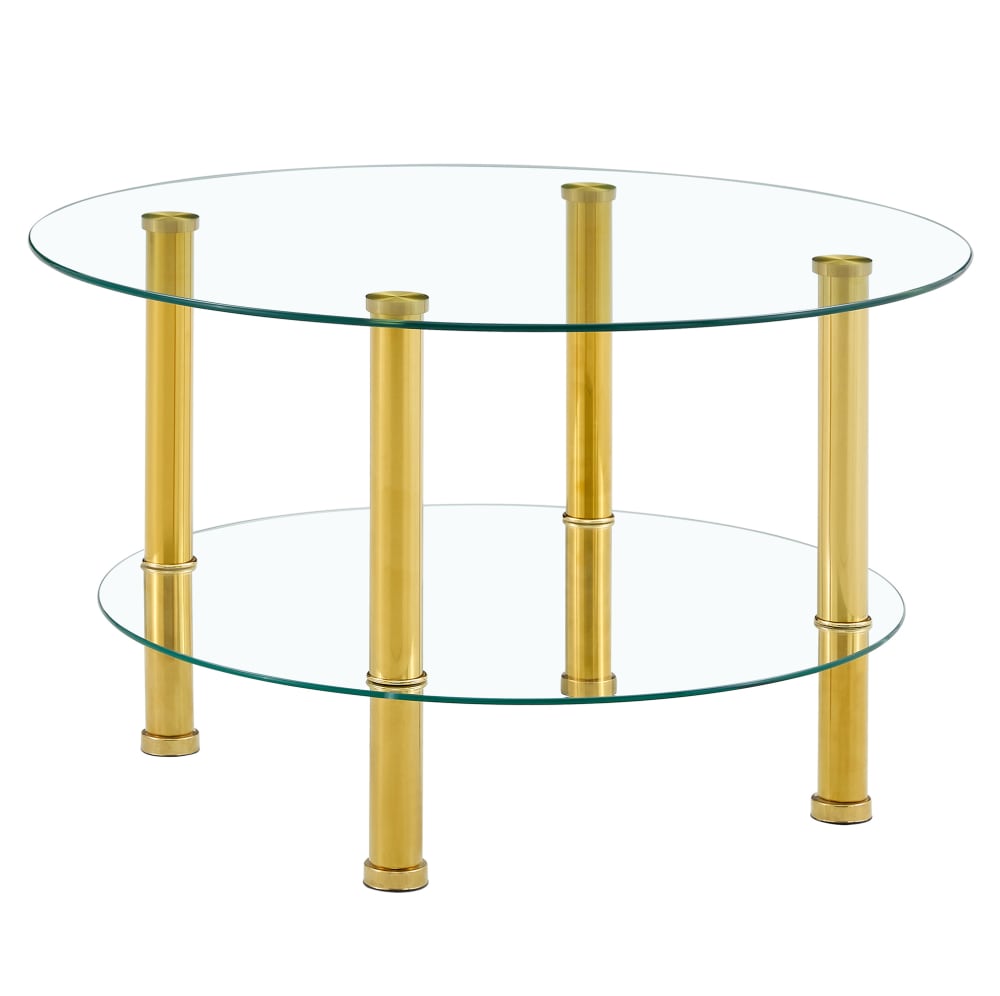 table basse en verre - plateaux