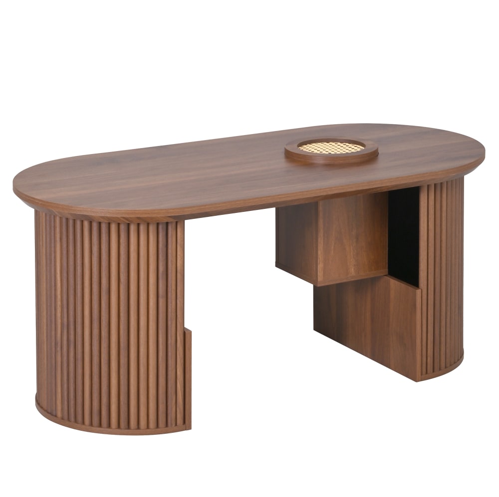 Table basse ovale couleur
