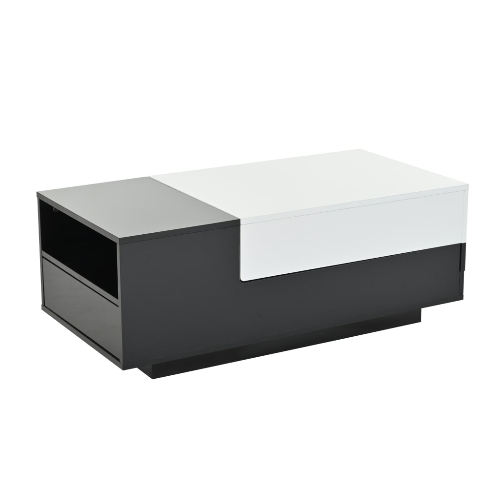 Table basse blanche et