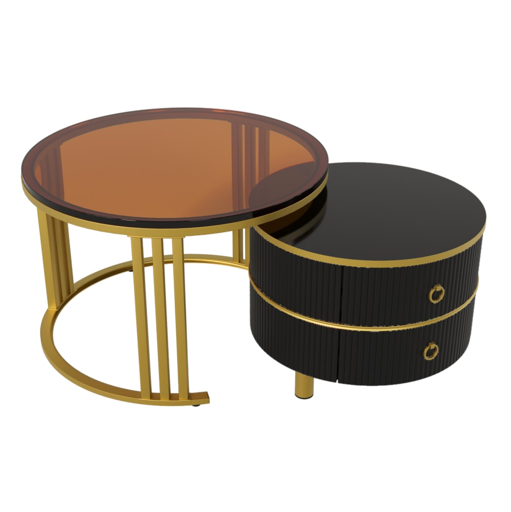 Lot de 2 tables basses