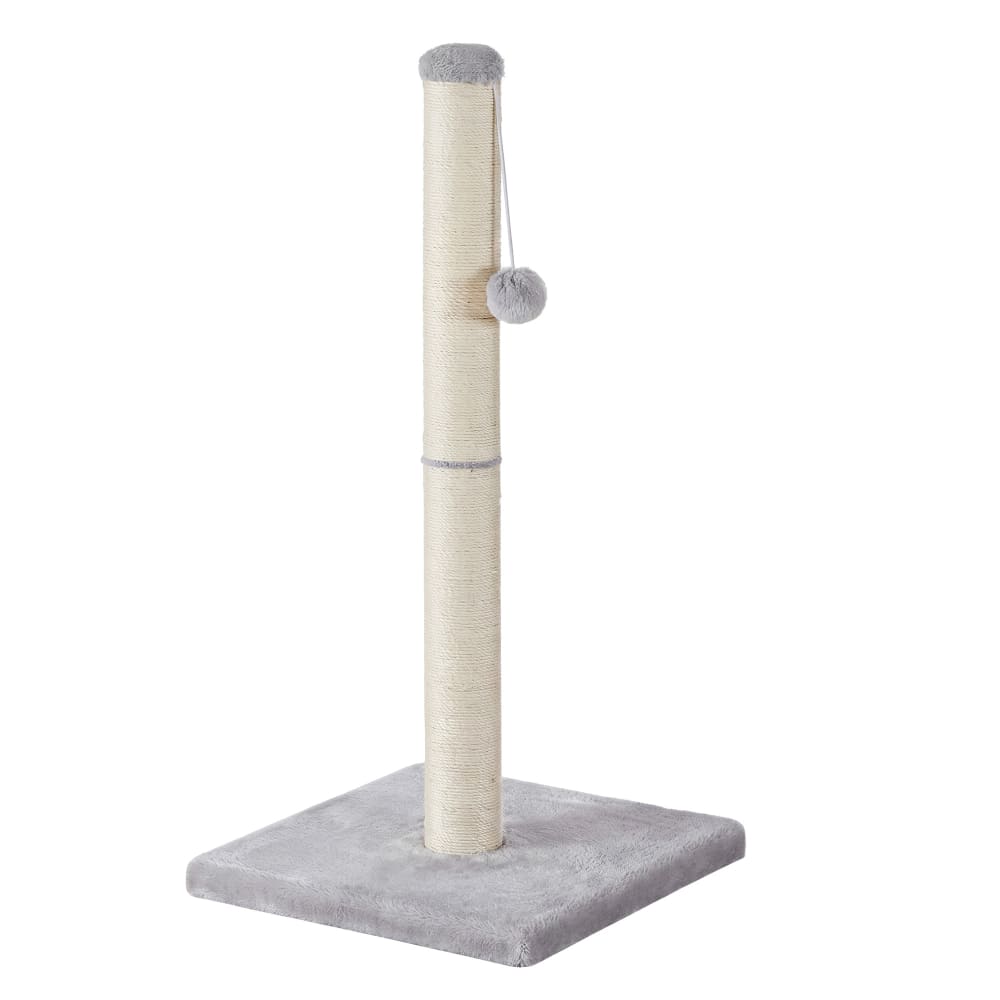 Griffoir pour chat en sisal naturel 40 x 40 x 84 cm gris Griffoir pour chat en sisal naturel 40 x 40 x 84 cm gris