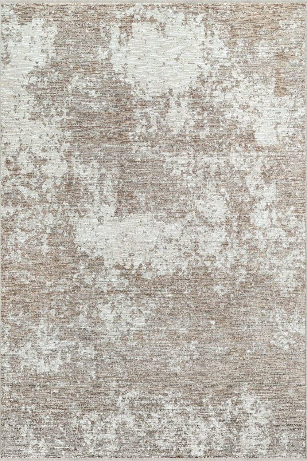 Tapis design abstrait haut gamme, beige, 80 x 150 cm