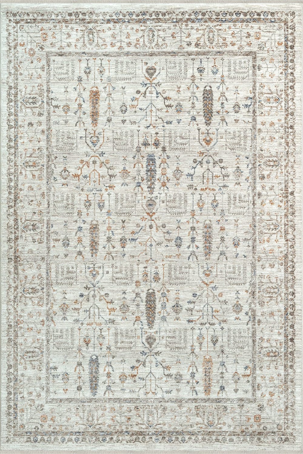 Tapis design berbère haut gamme, crème, 80 x 150 cm
