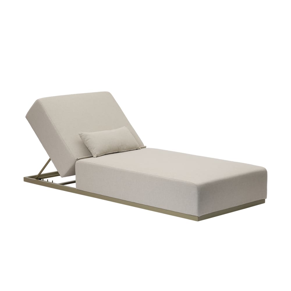 bain de soleil en aluminium