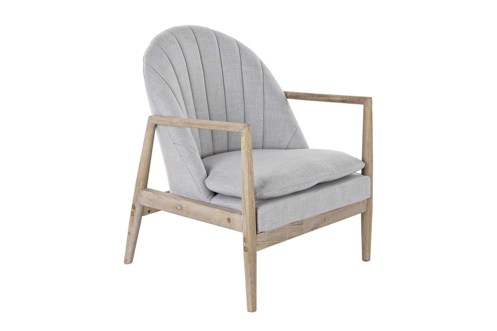 fauteuil en bois et polyester