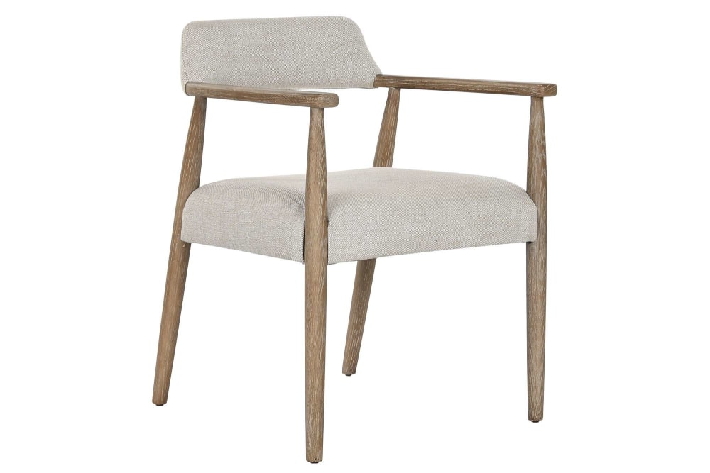 fauteuil en bois beige