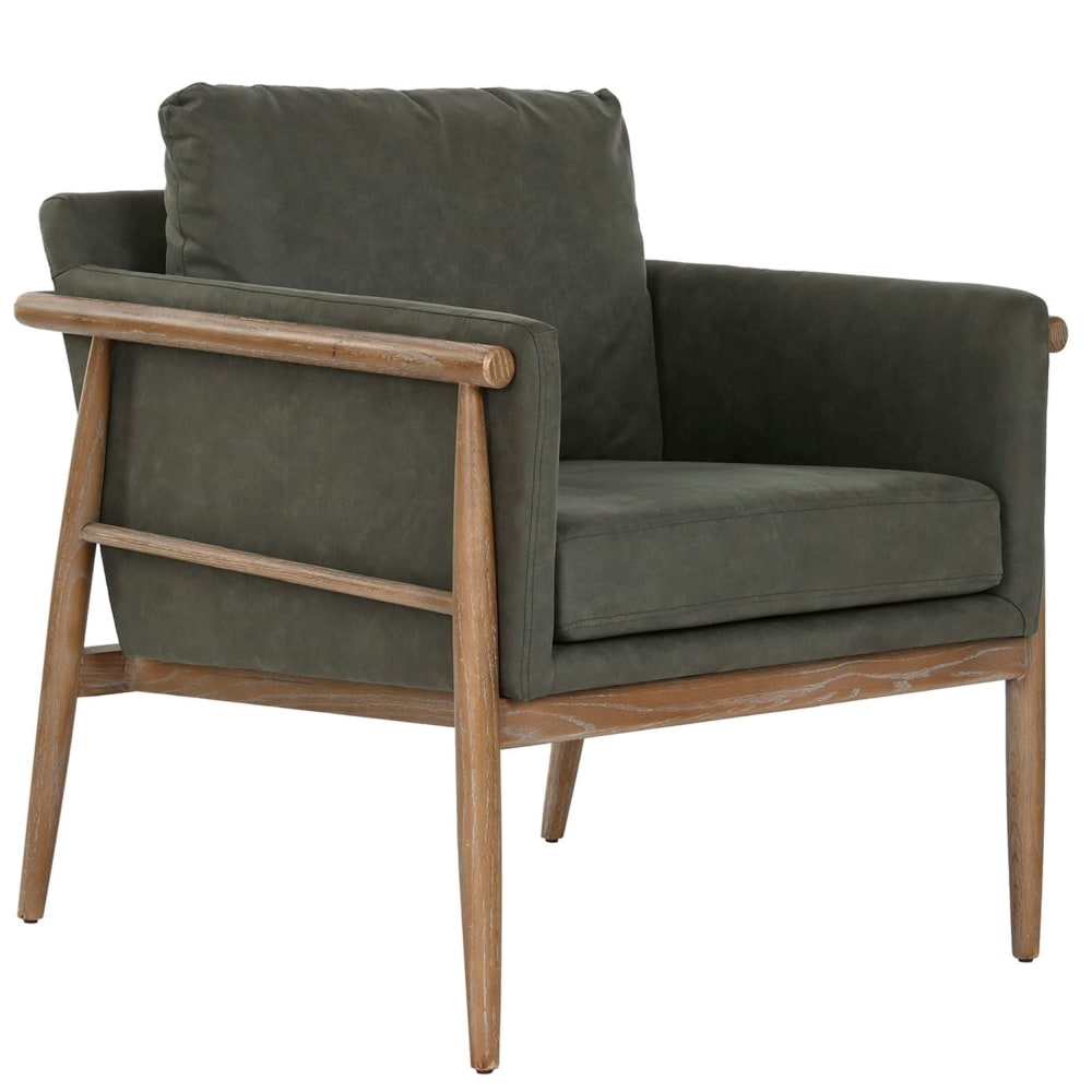 fauteuil en bois et polyester