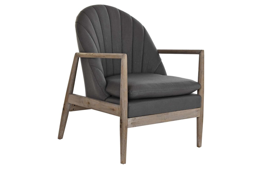 fauteuil en bois et polyester
