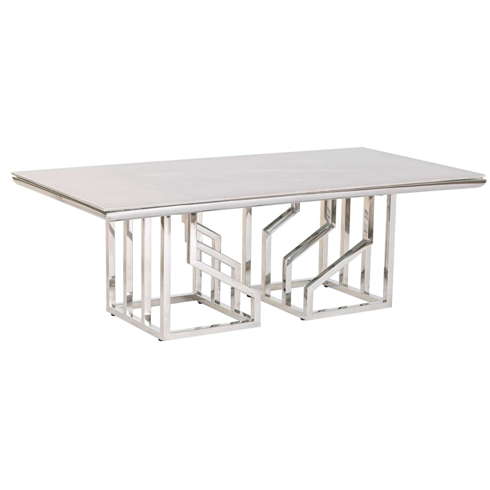 Table basse en acier