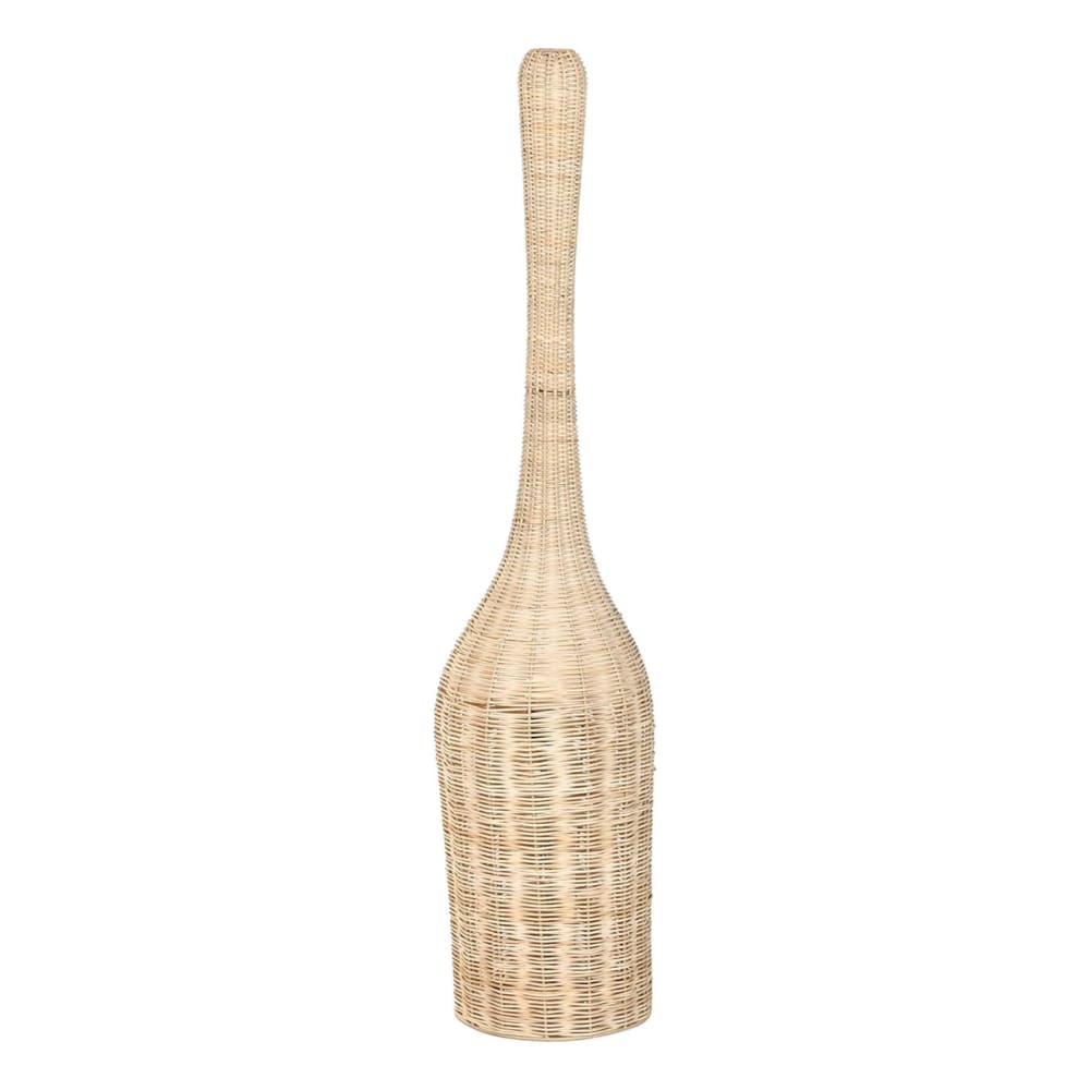 Lampadaire en rotin marron 25x25x125 cm — vue 3