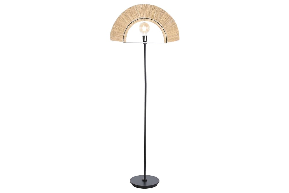 Lampadaire en jute et - fer