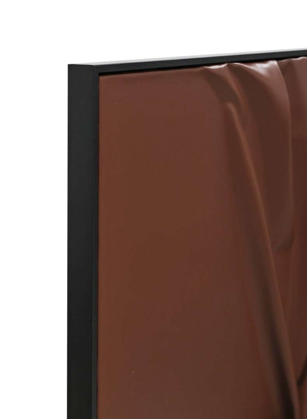Tableau en cuir relief rouge 103x4x143 cm — vue 4