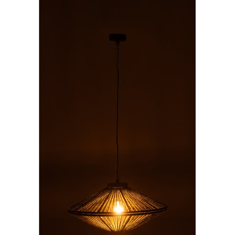 Lampe suspendue en métal vert 62x62x33 cm — vue 4