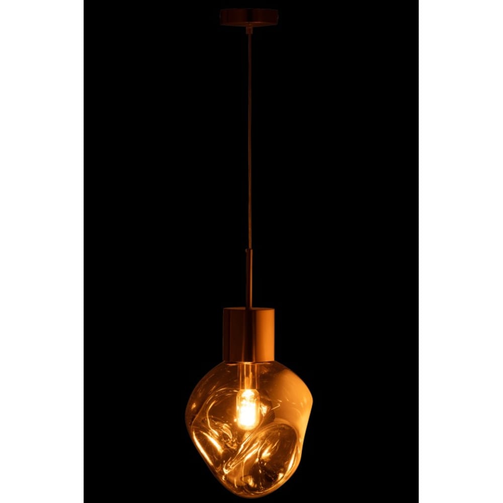 Lampe suspendue en métal gris 25x25x160 cm — vue 4