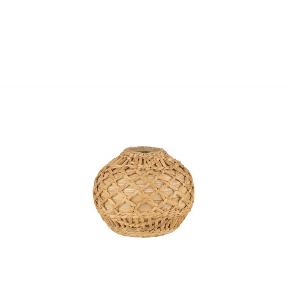 vase tressé en bois