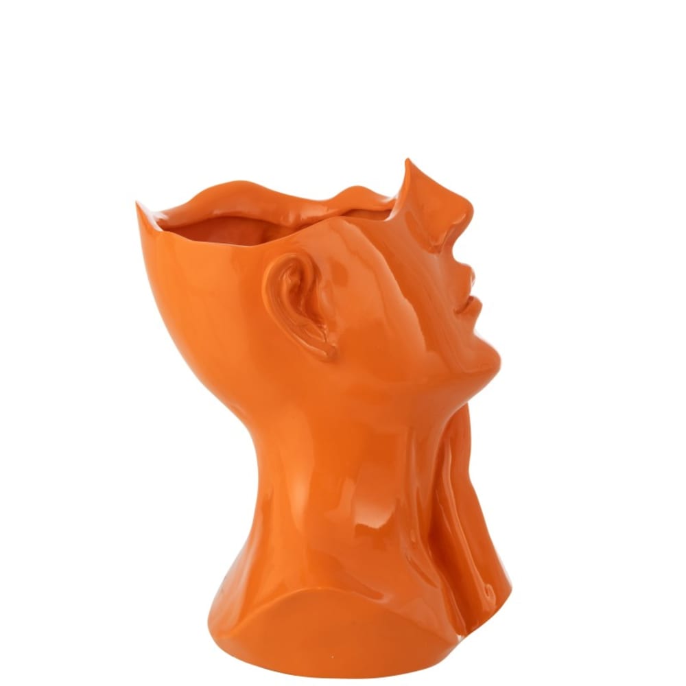 Cache-pot femme en polyrésine