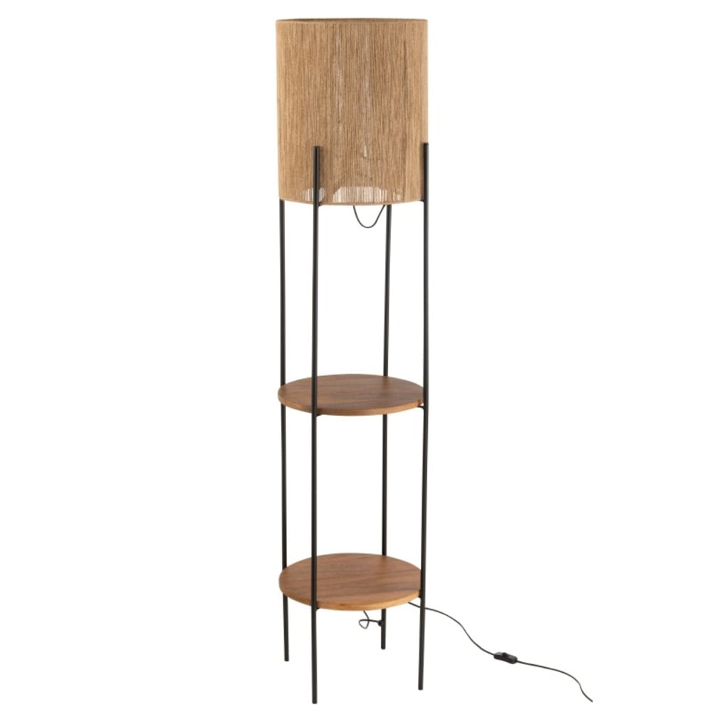 Lampe étagère en métal